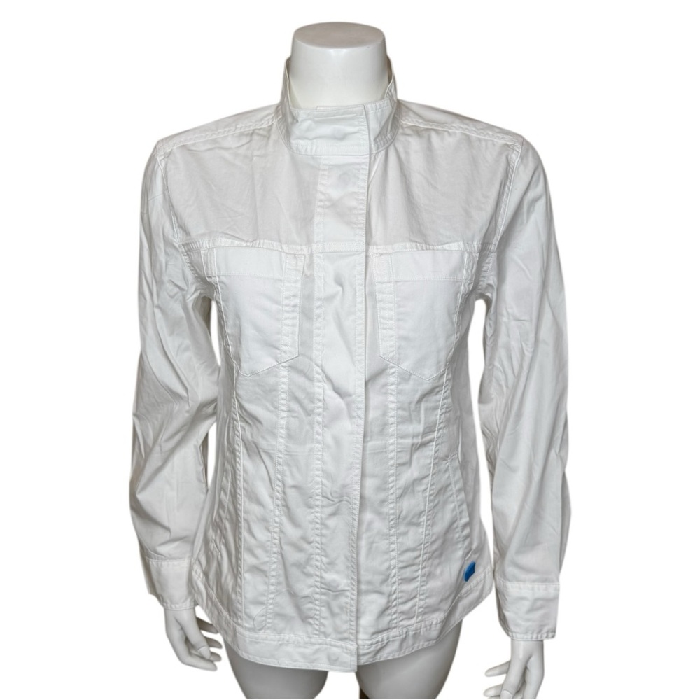 Gap x HFR Harlem’s Fashion Row Structured Shirt Jacket S Rich Fresh Snap White